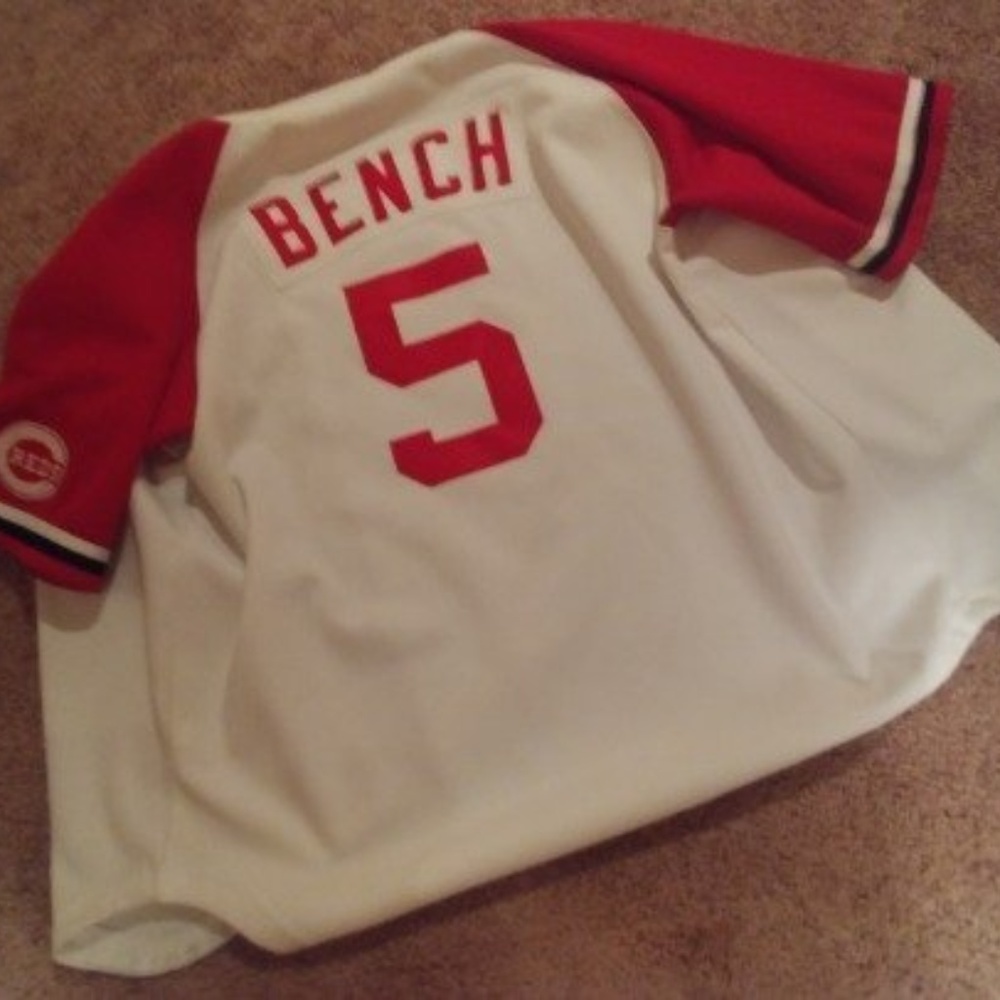 Nike Hall of Fame Johnny Bench Jersey